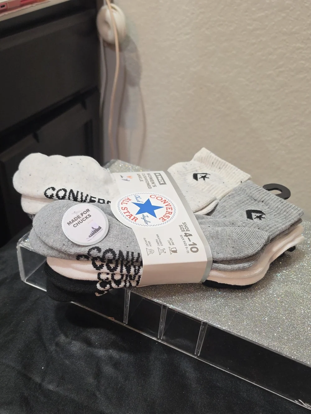 Converse 6-PK Cushioned Ankle Socks